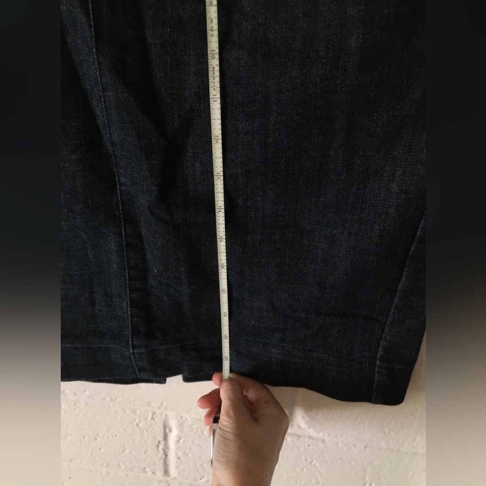 Dark Indigo Denim Pencil Skirt - Women - Picture 11 of 13